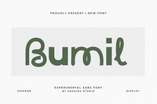 Bumil - Unique Sans Font Font Download