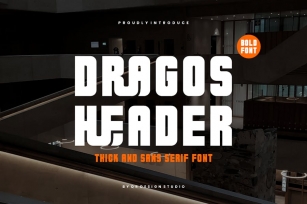 Dragos Header - Sans Serif & Thick Font Font Download