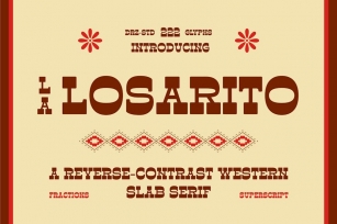 La Losarito – Reverse Contrast Western Font Font Download