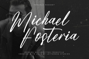Michael Fosteria  Modern Handwritten Freestyle Font Download