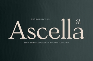 Ascella – Modern Font Font Download