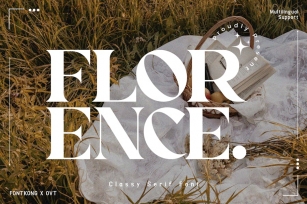 Florence - Classy Serif Font Font Download
