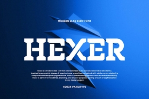 Hexer - Modern Slab Serif Font Download