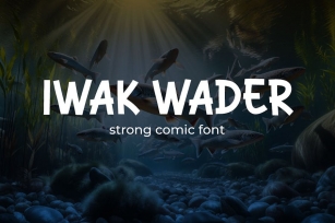 Iwak Wader - Strong Comic Font Font Download