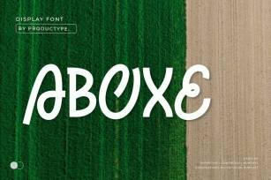 Aboxe - Display Font Font Download