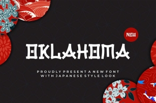 Oklahoma - Japanese Style Font Font Download