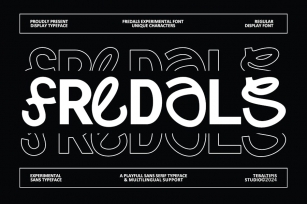 Fredals - Experimental Font Font Download