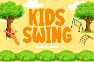 Kids Swing - Modern Sans Kids Font Font Download