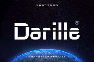 Darille – Futuristic Font Font Download
