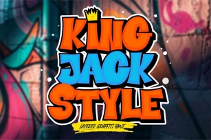 King Jack Style - Layered Graffiti Font Font Download