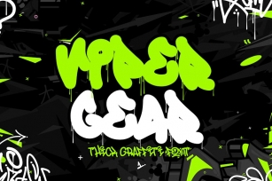 Viper Gear - Thick Graffiti Font Font Download