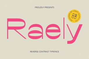 Raely – Reverse Contrast Font Font Download