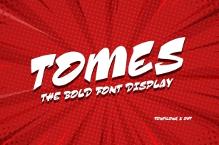Tomes - The Bold Display Font Font Download
