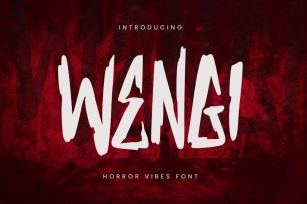 Wengi - Horror Vibes Font Font Download