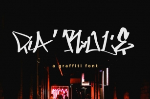 Da'Role Graffiti Font Font Download