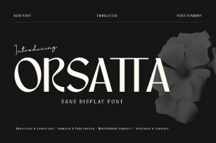 Orsatta - Display Font Font Download
