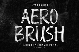 AL - Aero Brush Font Download