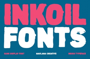 Inkoil Display Font Font Download