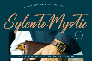 Sylento Mystic  Modern Bold Script Font Download