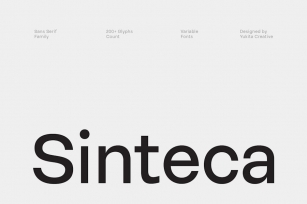 Sinteca Sans Serif Font Download