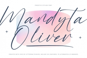 Mandyta Oliver Freestyle Stylish Font Font Download