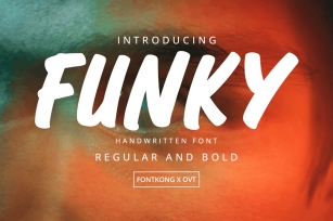 Funky - Handwritten Font Font Download