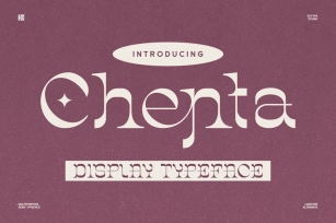 Chenta | Serif Display Font Font Download