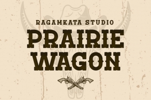 Prairie Wagon - Classic Western Font Font Download