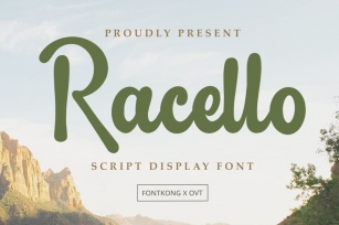 Racello - Script Display Font Font Download