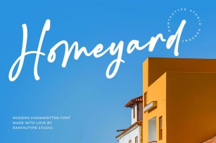 Homeyard Modern Handwritten Font Font Download