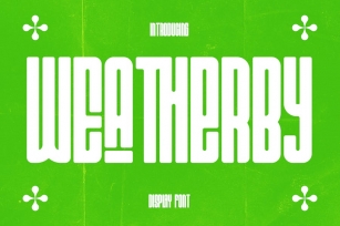 Wea Therby Futuristic Technology Y2k Display Font Font Download
