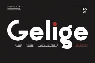 Gelige Modern Futuristic Sans Serif Font Font Download