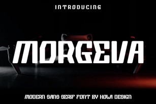 Morgeva - Modern Sans serif Font Download