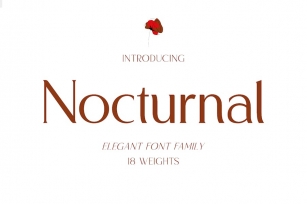 Nocturnal - Modern Luxury Sans Font Download