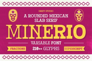 Minerio – Rounded Mexican Slab Font Font Download