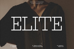 Elite - Modern Serif Typeface Font Download