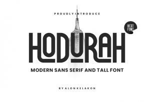 Hodurah Modern Font Font Download