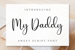 My Daddy - Crafted Script Font Font Download
