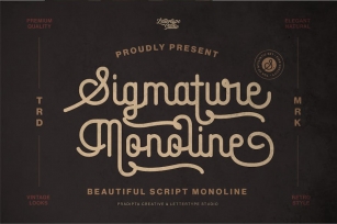 Sigmature Monoline Beautiful Script Font Download