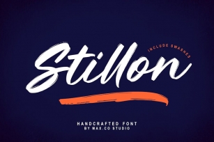 Stillon Brush Font Font Download