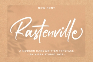 Rastenville - Signature Font Font Download