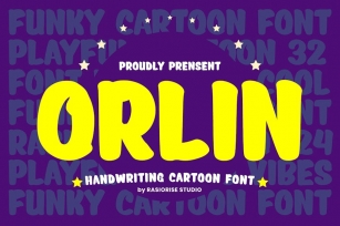 Orlin - Handwriting Cartoon Font Font Download