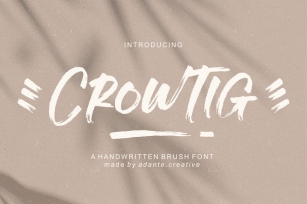 AC - Crowtig Font Download