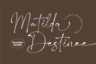 Matilda Destinee - Handwritten Script Font Font Download