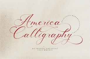 AC - America Calligraphy Font Download