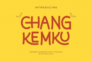 Changkemku - Modern Handwritten Typeface Font Download