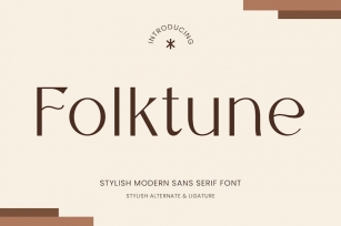 Folktune - Stylish Sans Serif Font Font Download