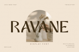 Ravane - Display Font Font Download