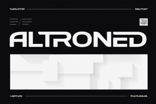 Altroned - Tech Logo Font Font Download