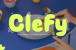 Clefy – Bubble Font Font Download